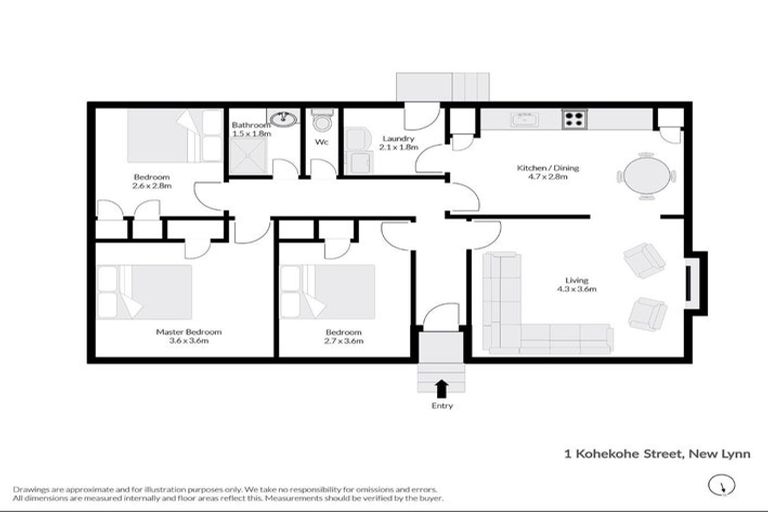 Photo of property in 1 Kohekohe Street, New Lynn, Auckland, 0600