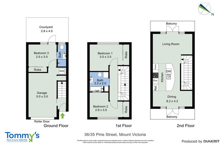 Photo of property in Pirie Street Townhouses, 36/35u Pirie Street, Mount Victoria, Wellington, 6011