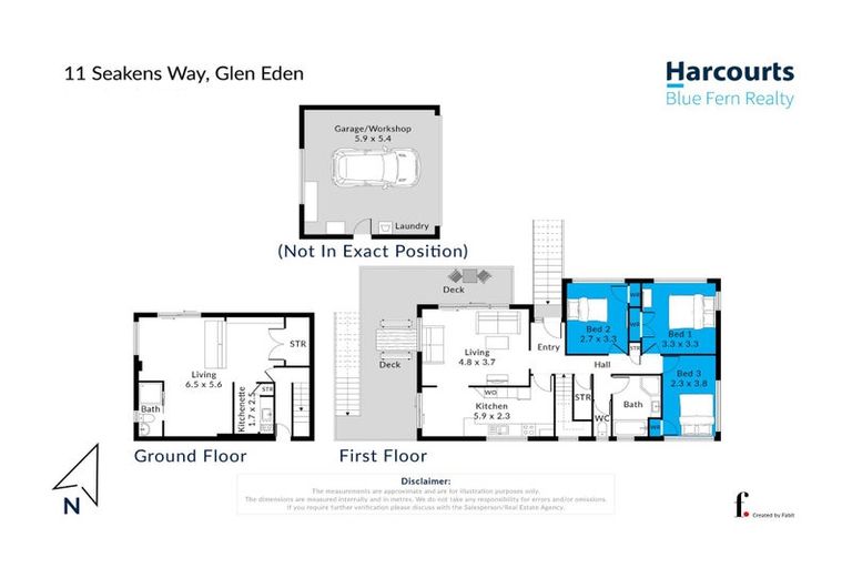 Photo of property in 11 Seakens Way, Glen Eden, Auckland, 0602