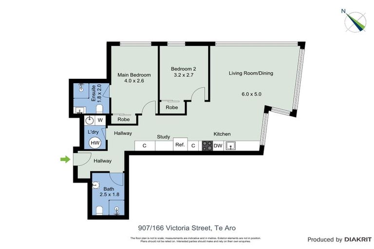 Photo of property in Vsp South, 907/166u Victoria Street, Te Aro, Wellington, 6011