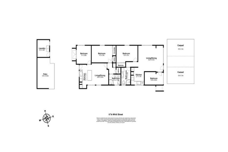 Photo of property in 6 Te Whiti Street, Kilbirnie, Wellington, 6022