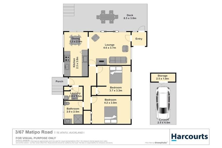 Photo of property in 3/67 Matipo Road, Te Atatu Peninsula, Auckland, 0610