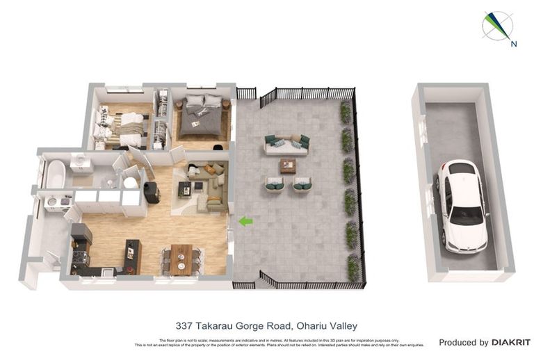 Photo of property in 337 Takarau Gorge Road, Ohariu, Wellington, 6037