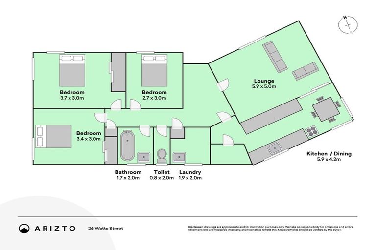 Photo of property in 26 Watts Street, Waipawa, 4210