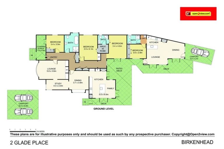 Photo of property in 2 Glade Place, Birkenhead, Auckland, 0626