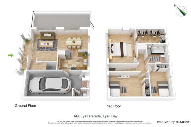 Photo of property in 14a Lyall Parade, Lyall Bay, Wellington, 6022