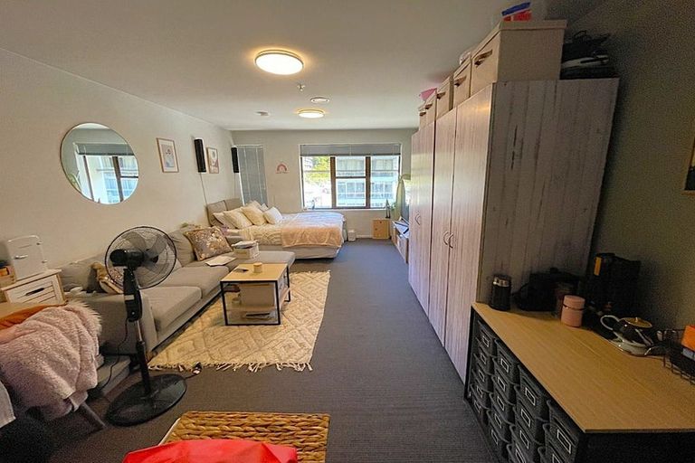 Photo of property in Orange Apartments/victoria Centr, 404/169 The Terrace, Wellington Central, Wellington, 6011