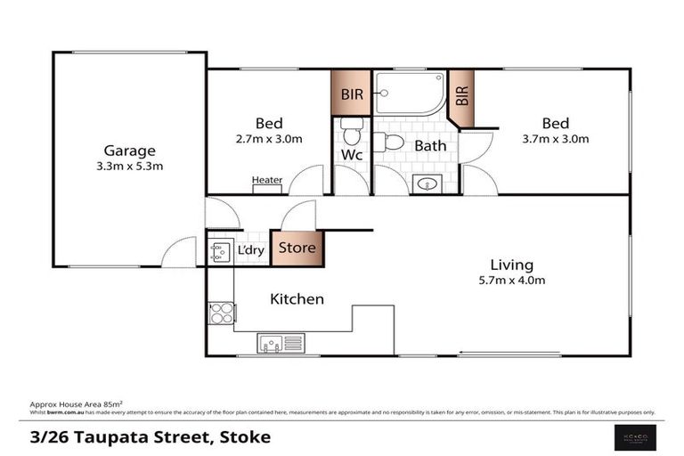 Photo of property in 3/26 Taupata Street, Stoke, Nelson, 7011