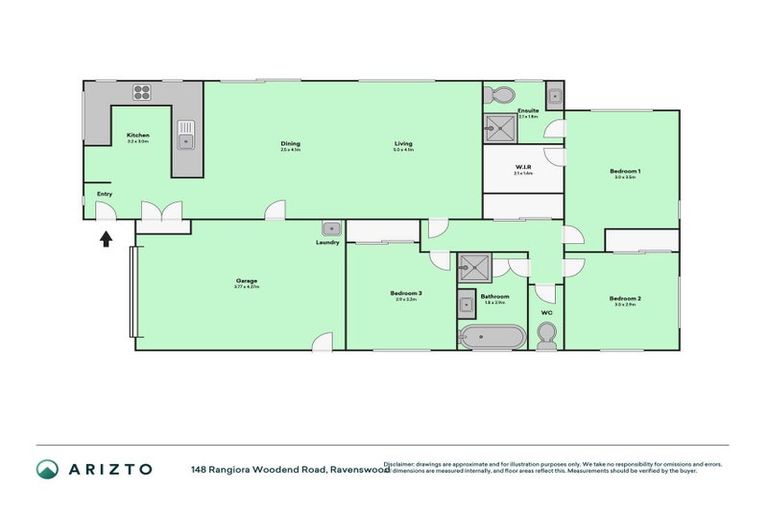 Photo of property in 148 Rangiora Woodend Road, Woodend, 7610