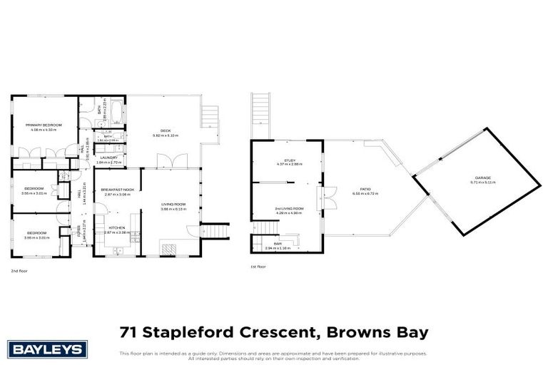Photo of property in 71 Stapleford Crescent, Browns Bay, Auckland, 0630