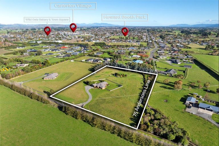 Photo of property in 75 Andersons Line, Clareville, Carterton, 5713
