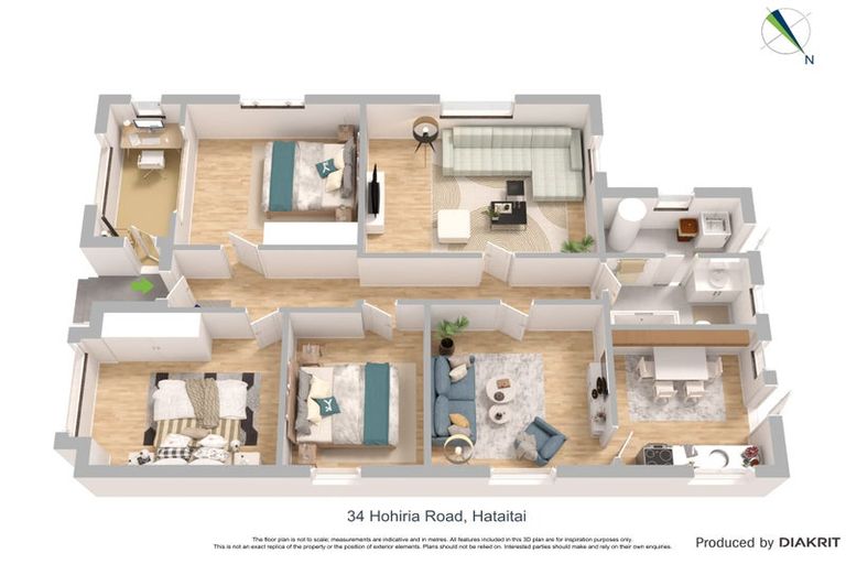 Photo of property in 34 Hohiria Road, Hataitai, Wellington, 6021