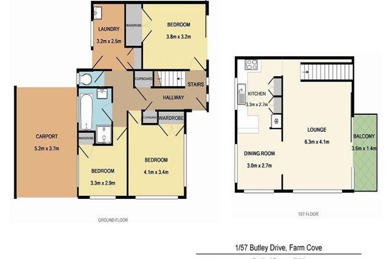 Photo of property in 1/57 Butley Drive, Farm Cove, Auckland, 2012