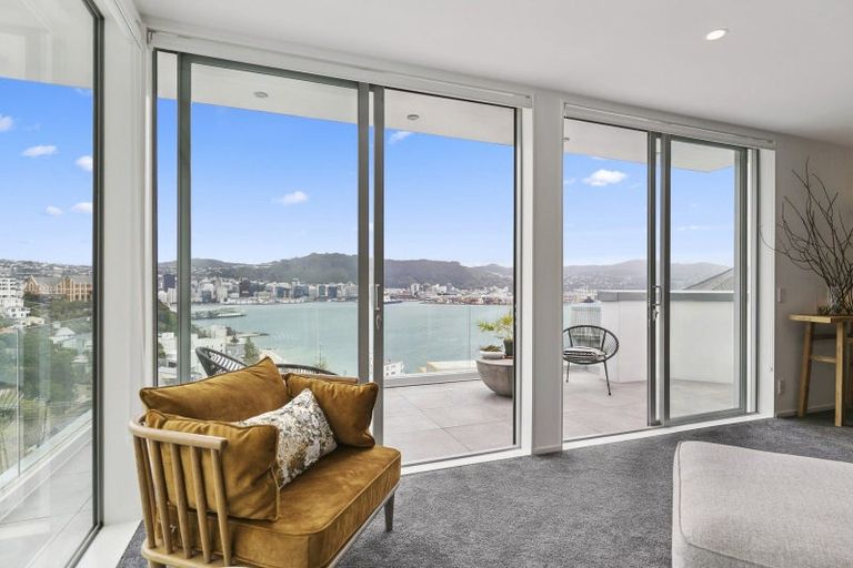 Photo of property in Alto Apartments, 4a/22 Telford Terrace, Oriental Bay, Wellington, 6011