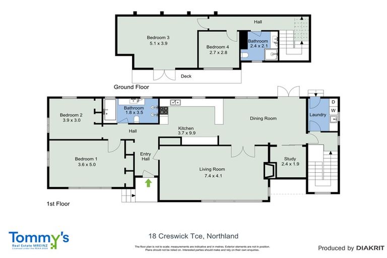 Photo of property in 18 Creswick Terrace, Northland, Wellington, 6012