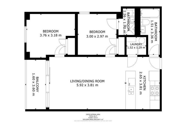 Photo of property in 3g/1 Hanson Street, Mount Cook, Wellington, 6021