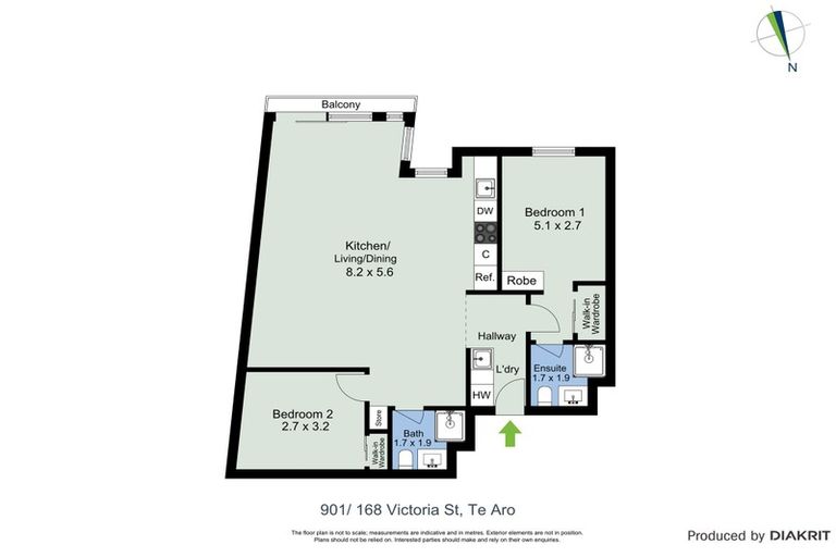 Photo of property in Vsp South, 901/168u Victoria Street, Te Aro, Wellington, 6011