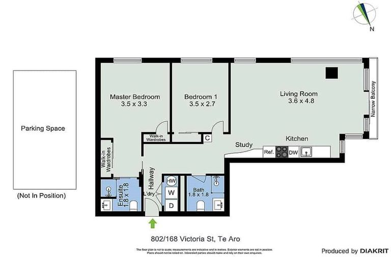 Photo of property in Vsp South, 802/168u Victoria Street, Te Aro, Wellington, 6011