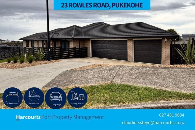 Photo of property in 23 Rowles Road, Pukekohe, 2120