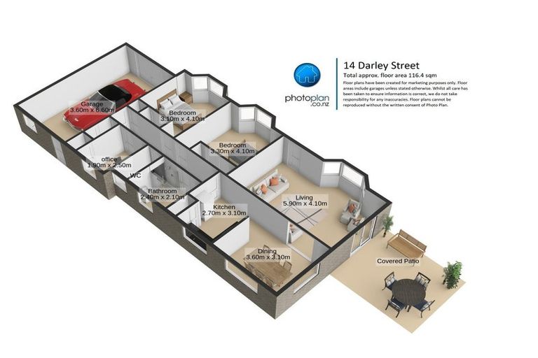 Photo of property in 14 Darley Street, Maeroa, Hamilton, 3200