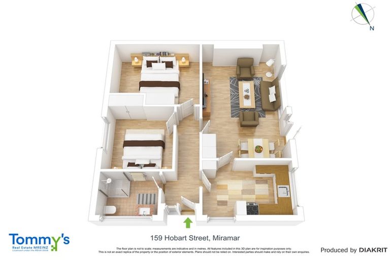 Photo of property in 2/159 Hobart Street, Miramar, Wellington, 6022