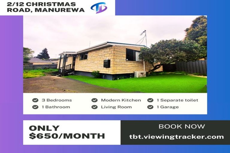 Photo of property in 2/12 Christmas Road, Manurewa, Auckland, 2102