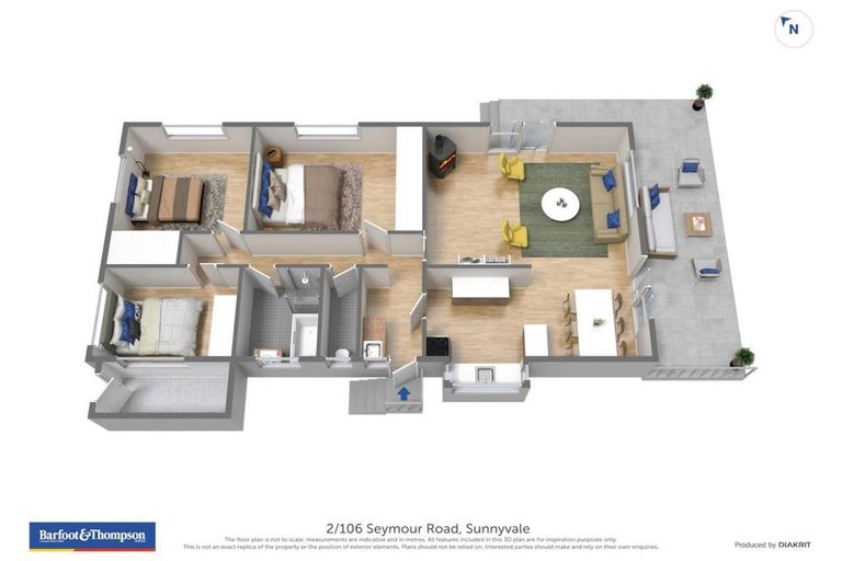 Photo of property in 106 Seymour Road, Sunnyvale, Auckland, 0612