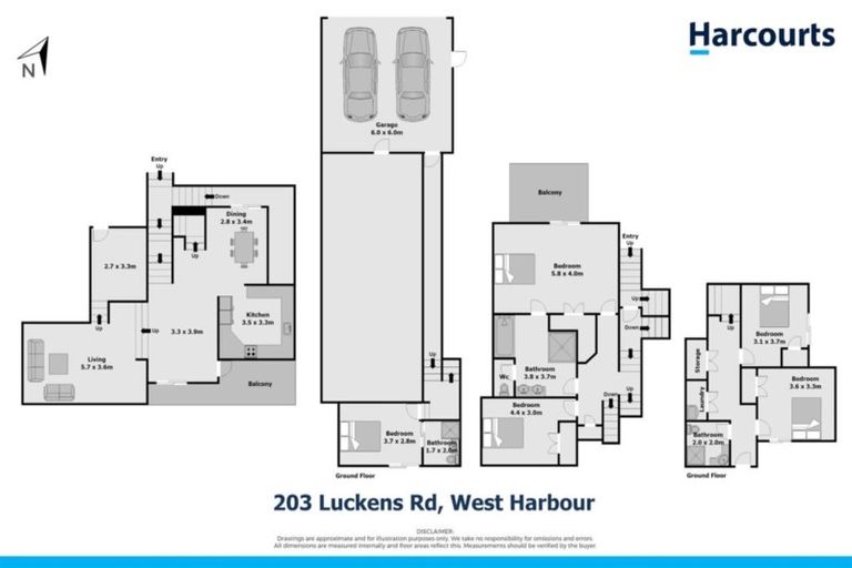 Photo of property in 203 Luckens Road, West Harbour, Auckland, 0618