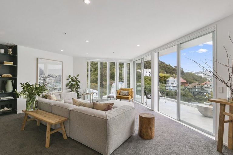 Photo of property in Alto Apartments, 4a/22 Telford Terrace, Oriental Bay, Wellington, 6011
