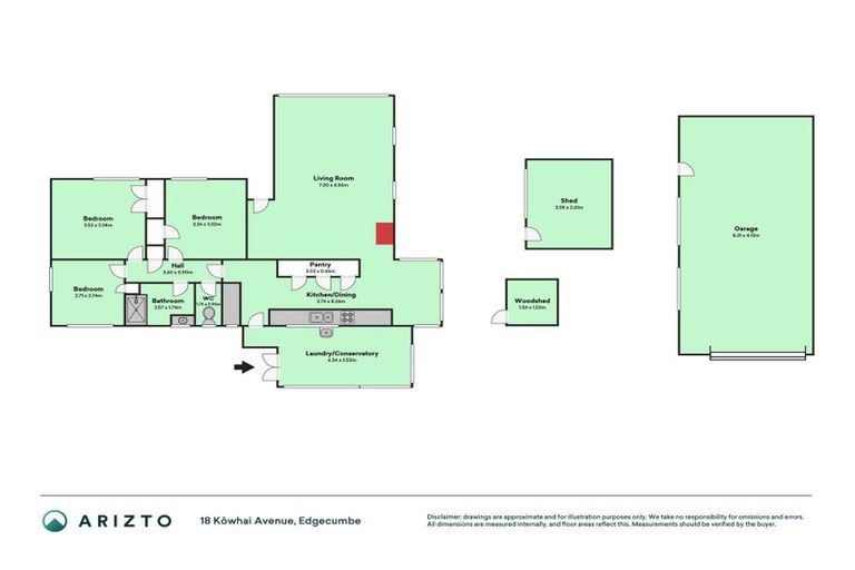 Photo of property in 18 Kowhai Avenue, Edgecumbe, 3120
