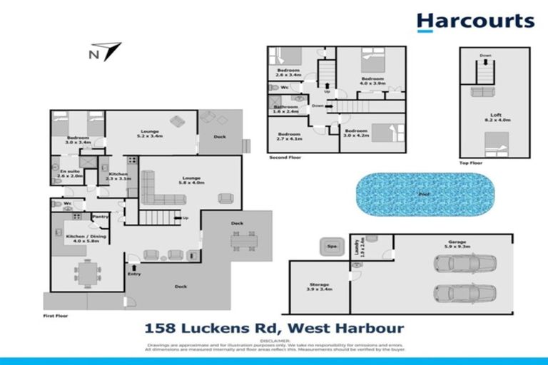 Photo of property in 158 Luckens Road, West Harbour, Auckland, 0618