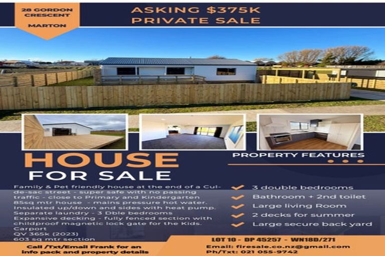 Photo of property in 28 Gordon Crescent, Marton, 4710