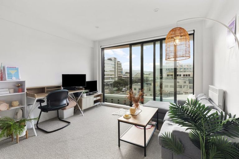 Photo of property in Alpha Apartments, 501/4u Elizabeth Street, Mount Victoria, Wellington, 6011