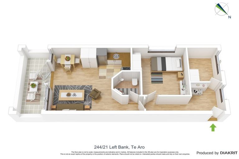 Photo of property in 244/21 Left Bank, Te Aro, Wellington, 6011