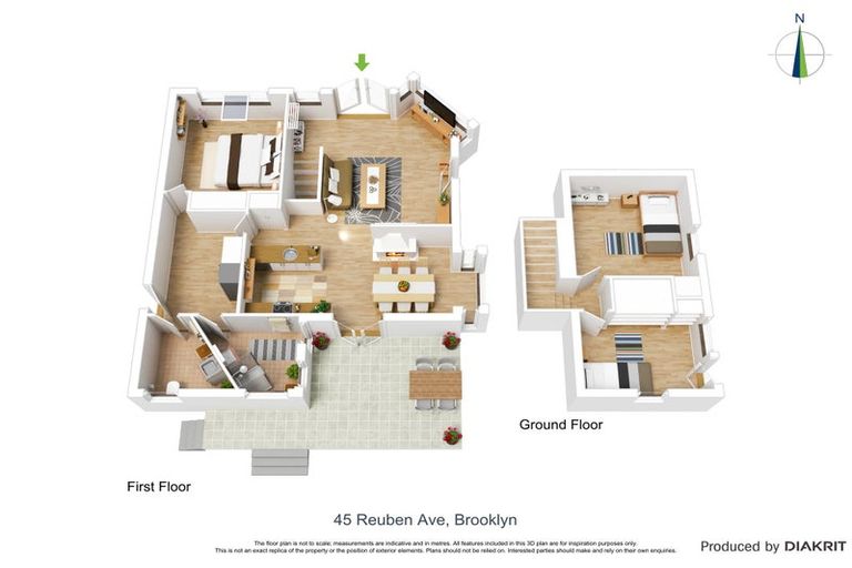 Photo of property in 45 Reuben Avenue, Brooklyn, Wellington, 6021