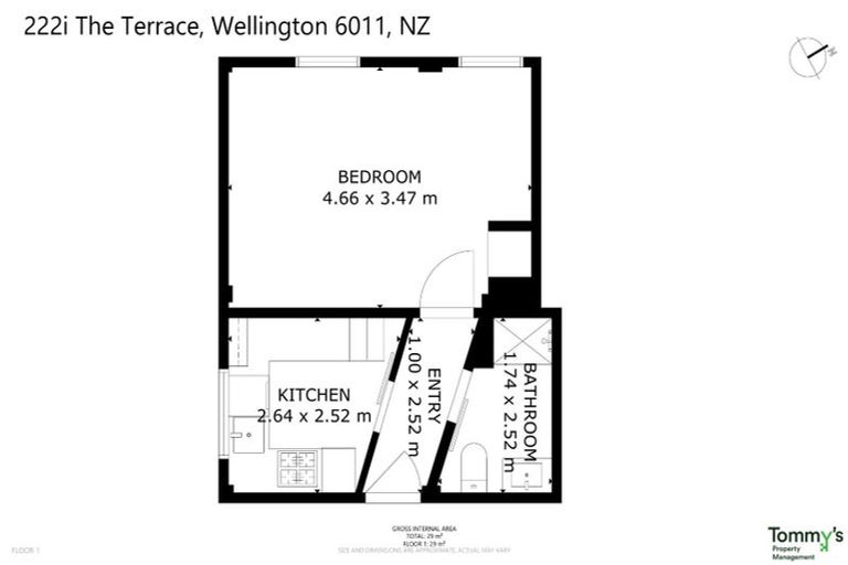 Photo of property in Aroha Apartments, 222ui The Terrace, Wellington Central, Wellington, 6011