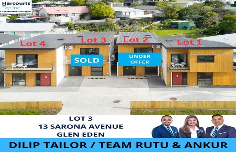 Photo of property in 3/13 Sarona Avenue, Glen Eden, Auckland, 0602