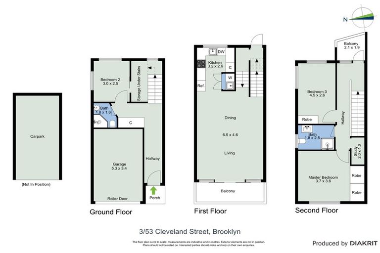 Photo of property in 53f3 Cleveland Street, Brooklyn, Wellington, 6021