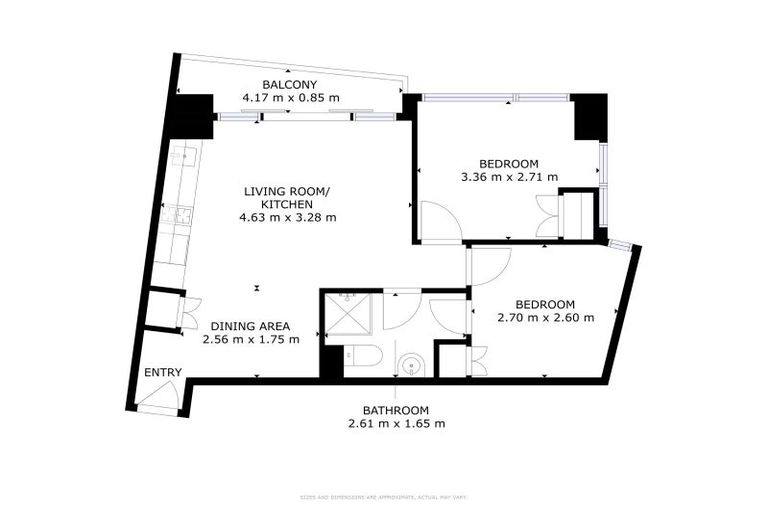 Photo of property in Soho Apartments, 203/74 Taranaki Street, Te Aro, Wellington, 6011