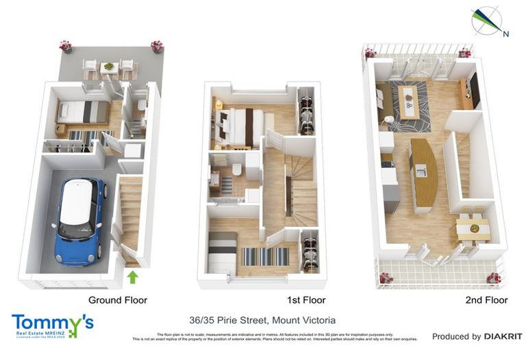 Photo of property in Pirie Street Townhouses, 36/35u Pirie Street, Mount Victoria, Wellington, 6011