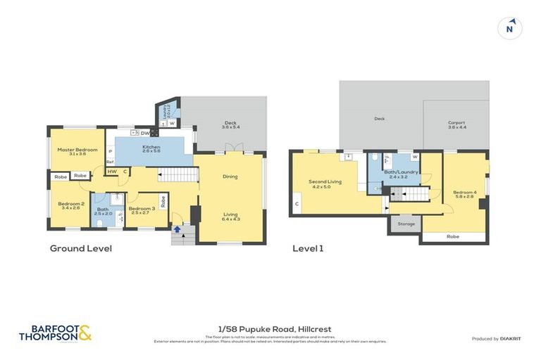 Photo of property in 1/58 Pupuke Road, Hillcrest, Auckland, 0627