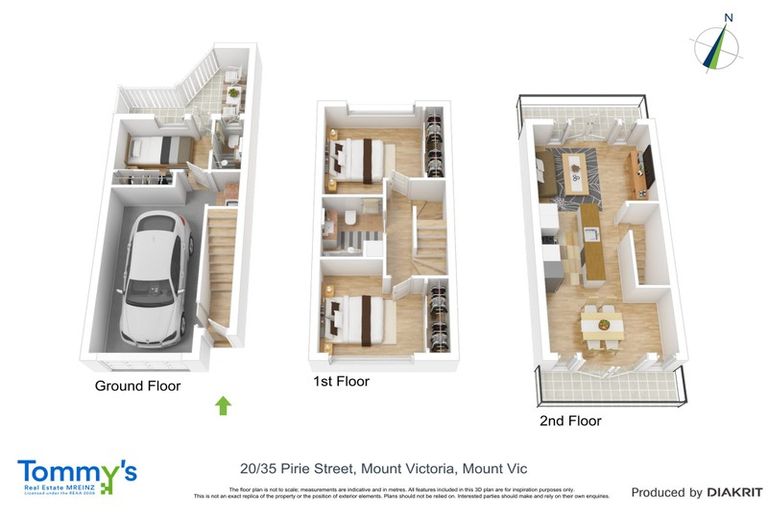 Photo of property in Pirie Street Townhouses, 20/35u Pirie Street, Mount Victoria, Wellington, 6011