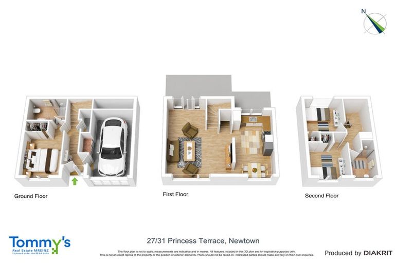 Photo of property in 27/31u Princess Terrace, Newtown, Wellington, 6021