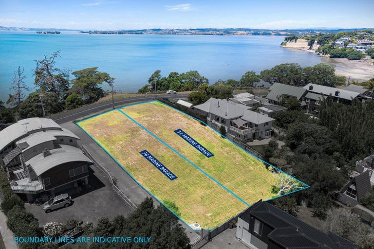 Photo of property in 34 Marine Parade, Mellons Bay, Auckland, 2014