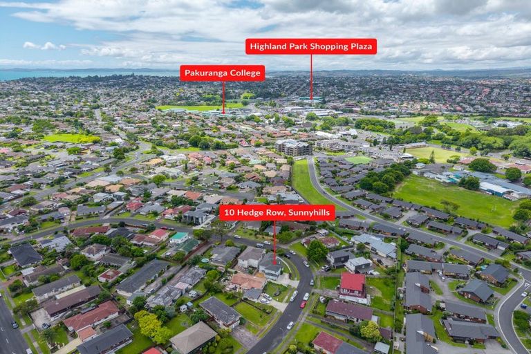 Photo of property in 10 Hedge Row, Sunnyhills, Auckland, 2010
