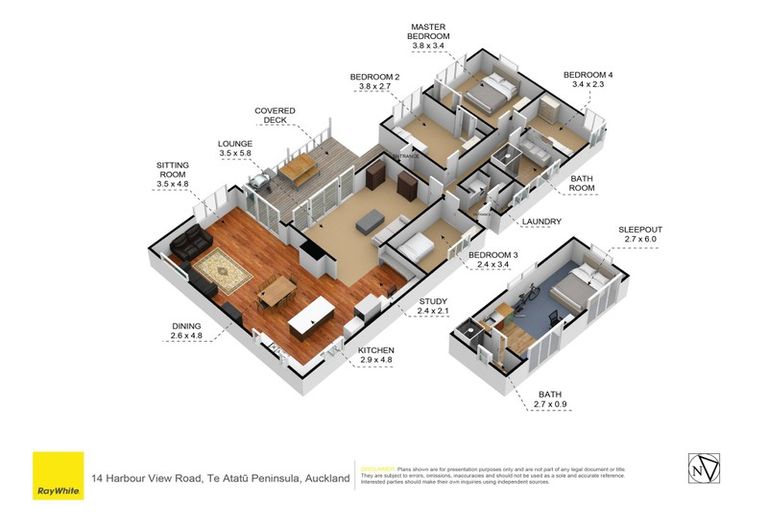 Photo of property in 14 Harbour View Road, Te Atatu Peninsula, Auckland, 0610