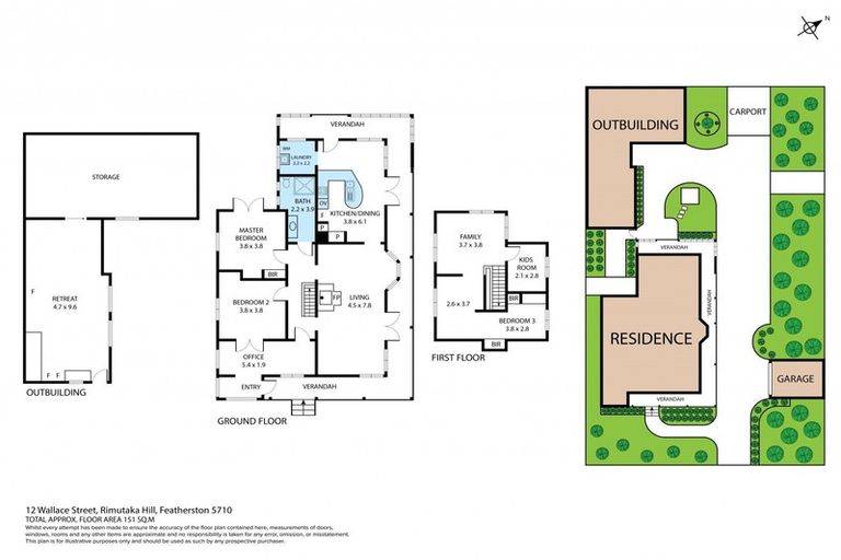 Photo of property in 12 Wallace Street, Featherston, 5710