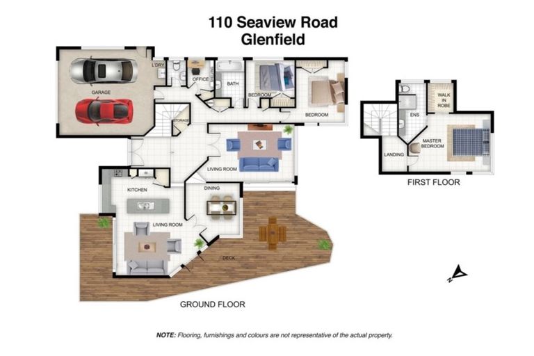 Photo of property in 110 Seaview Road, Glenfield, Auckland, 0629