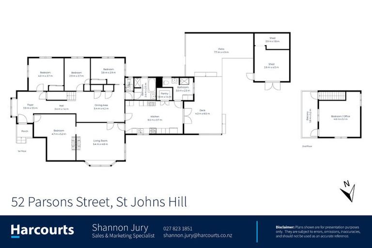 Photo of property in 52 Parsons Street, Saint Johns Hill, Whanganui, 4501