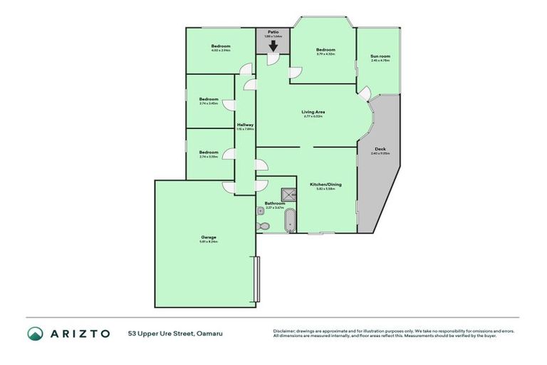 Photo of property in 53 Upper Ure Street, South Hill, Oamaru, 9400